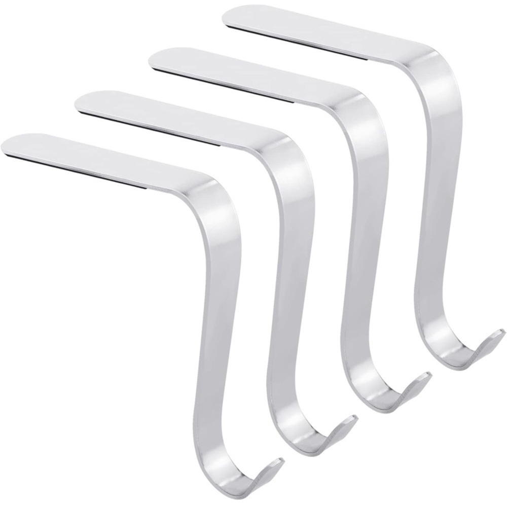 Christmas stocking mantle hooks